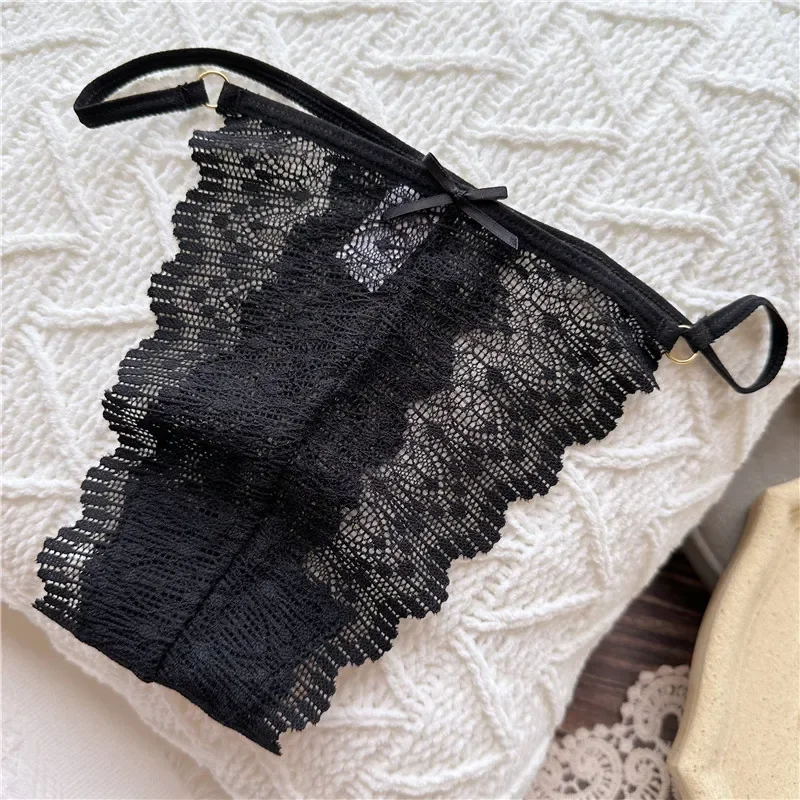 New Lace Panties Girls\' Fashion Hollow Out G-String Sexy Thongs Women\'s Underwear Low Waisted Seamless Underpants Lingerie