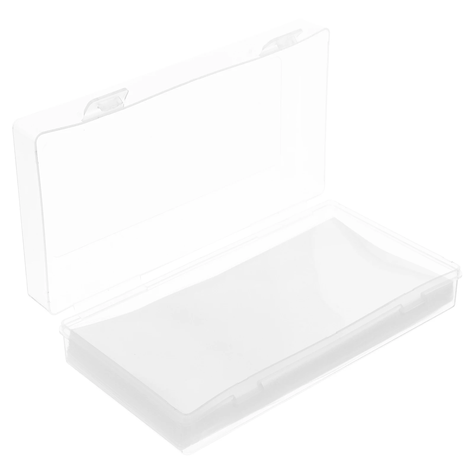 100pcs Plastic Banknote Storage Bag Money Sleeves Portable Clear Transparent Case Travel Daily Use Waterproof Lightweight Coin