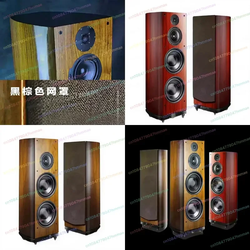 for Home HIFI Passive Floor Speakers Wooden Tower Design Battery Free Lossless Sound 1 Pair Audio System Stereo