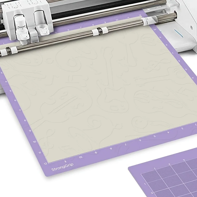 Adhesive Sticky Cutting Mat for Silhouette Cameo 4/3/2/1,12x12inch Vinyl Cutting Mat for(Light Grip, Standard Grip. Strong Grip) view 3