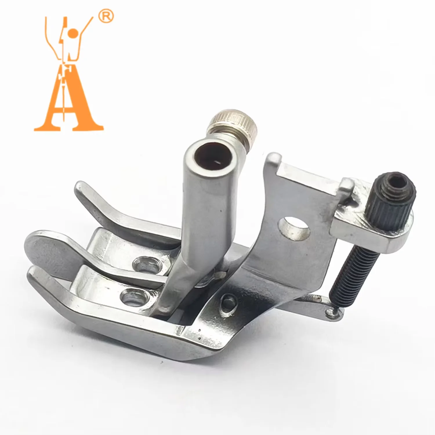 KP1246 2 Needle Walking Foot With Spring Center Guide FOR PFAFF 146 1246 1296 Double Needle Walking Foot Sewing Machines
