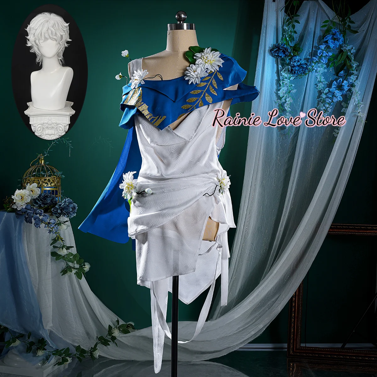 Juegos Identity Identity V Patient Cosplay disfraz peluca último disfraz espíritu del lago Cosplay para el Día de Todos los Santos papel de Navidad