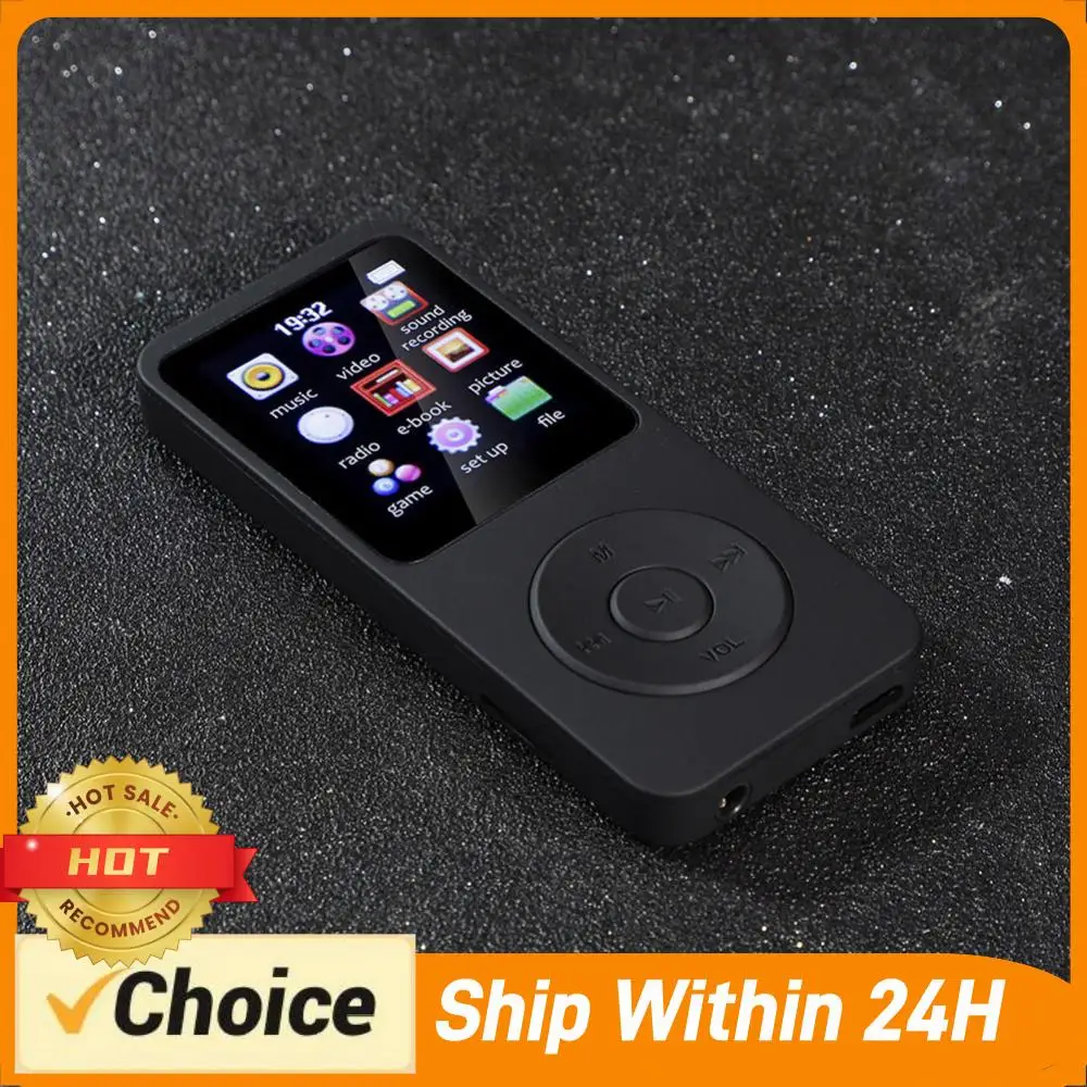 

MP3/MP4-плеер с цветным экраном 1,8 дюйма, портативный Hi-Fi музыкальный плеер, спортивный MP3-плеер с функциями электронной книги, FM-радио и записи.