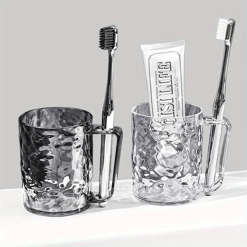 

1 шт., легкая роскошная чашка для полоскания рта, высокий внешний вид, чашка для щетки, прозрачная чашка, набор для пары, чашка для зубной щетки, чашка для домашней мытья, узор ледника