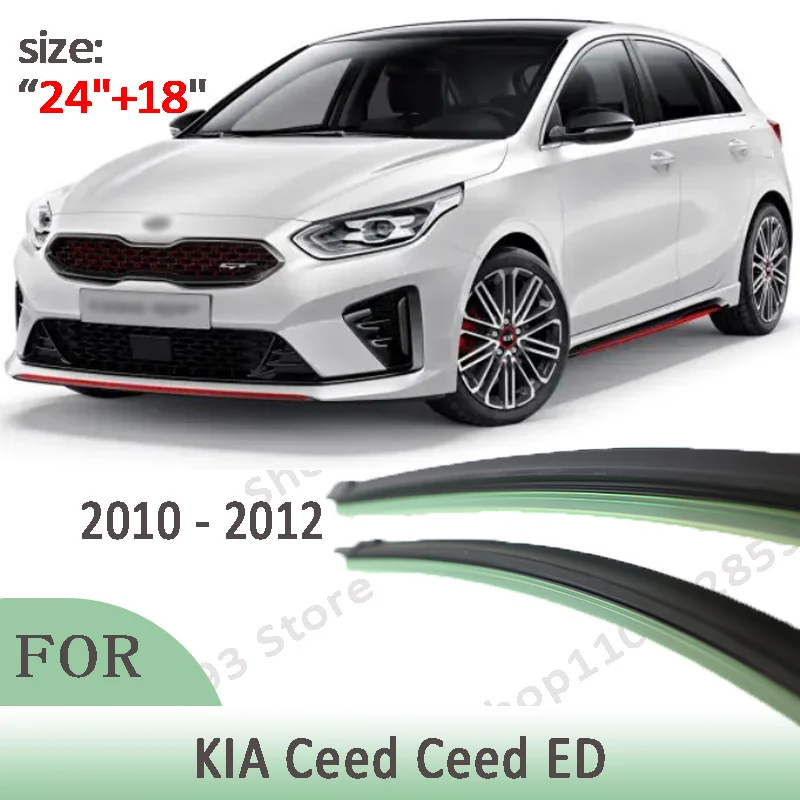 

Wiper Front Wiper Blades Set Kit For KIA Ceed Ceed ED 2010 - 2012 Windshield Windscreen Window Brush 24"+18"