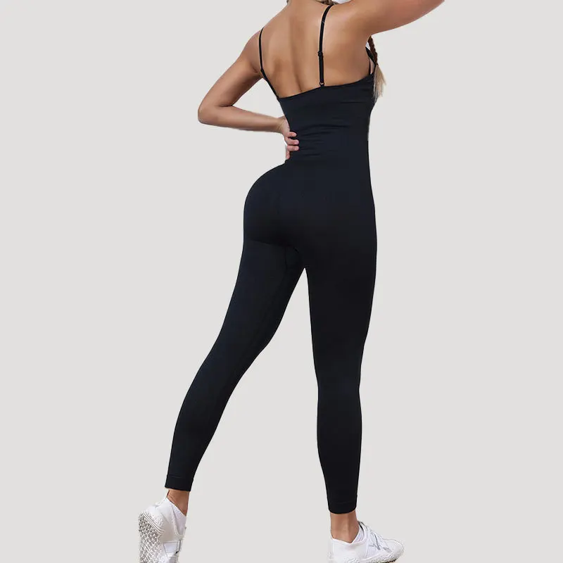 Women\'s Tracksuit Yoga Set Seamless Jumpsuits One Piece Fitness Workout Rompers Sportswear Gym Set Workout Clothes For Women