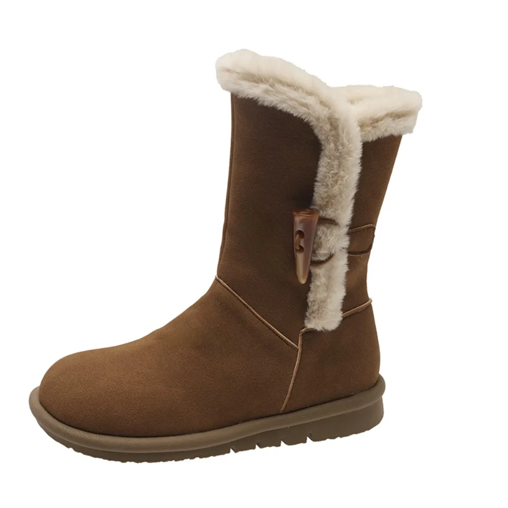 

Classic Plush Snow Boots Mavericks Women's Boots Wool Women's Boots Warm Winter Shoes 2025 Winter New Women's Shoes