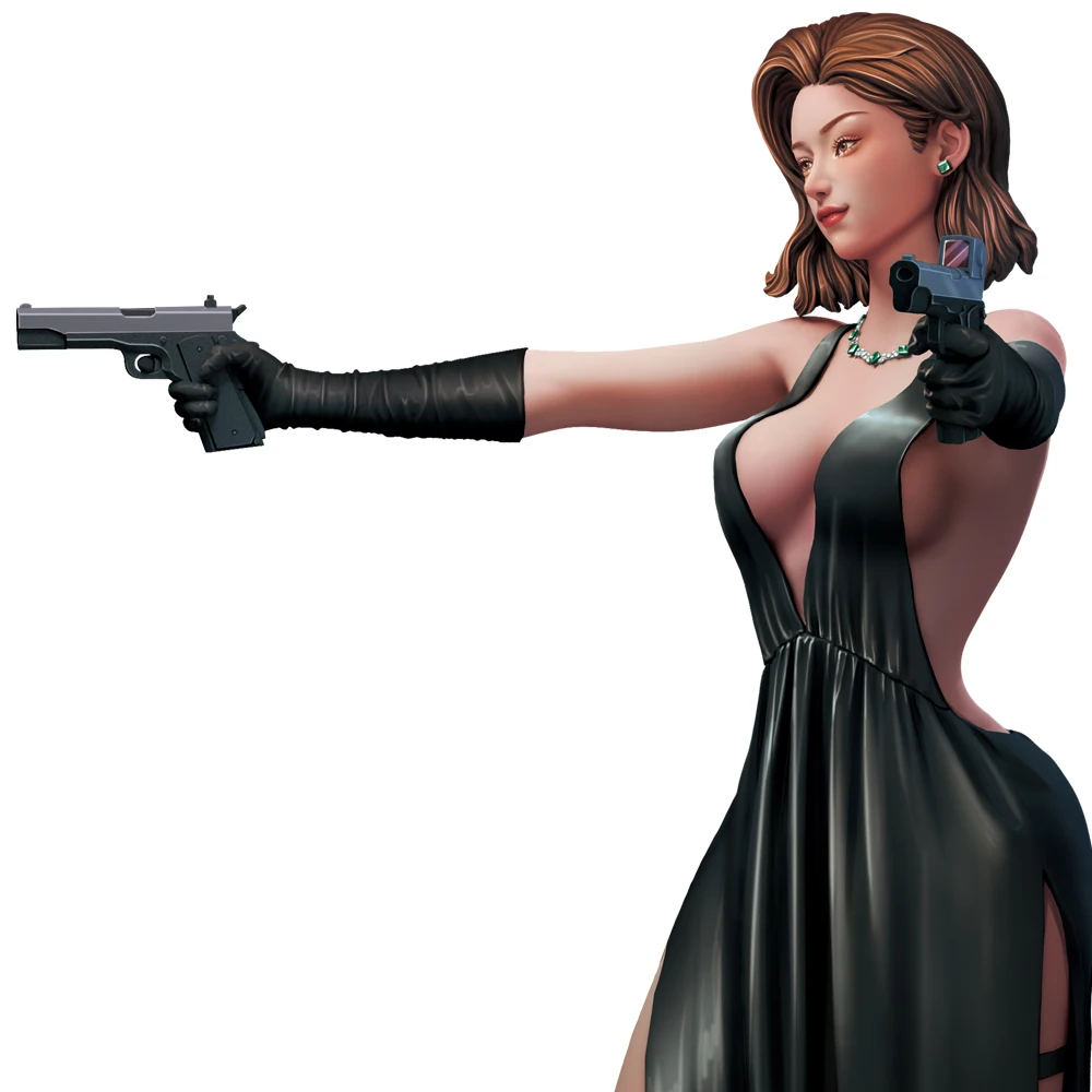 OceanCosmos-Figurine originale en résine non peinte, fille sexy, thème du film, modèle agent, kit GK