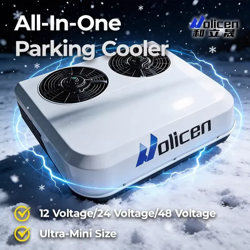 

Save Fuel Battery Powered Roof Top Car Air Conditioner Small 12V All in One Parking Air Conditioner for Truck Cab