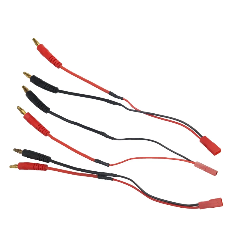 Nowy zestaw 3 szt. złącza JST Big Tamiya na wtyk bananowy 4.0mm z silikonowym kablem 15CM 30CM do akumulatorów RC Lipo, linia ładowania Imax B6, rozszerzenie