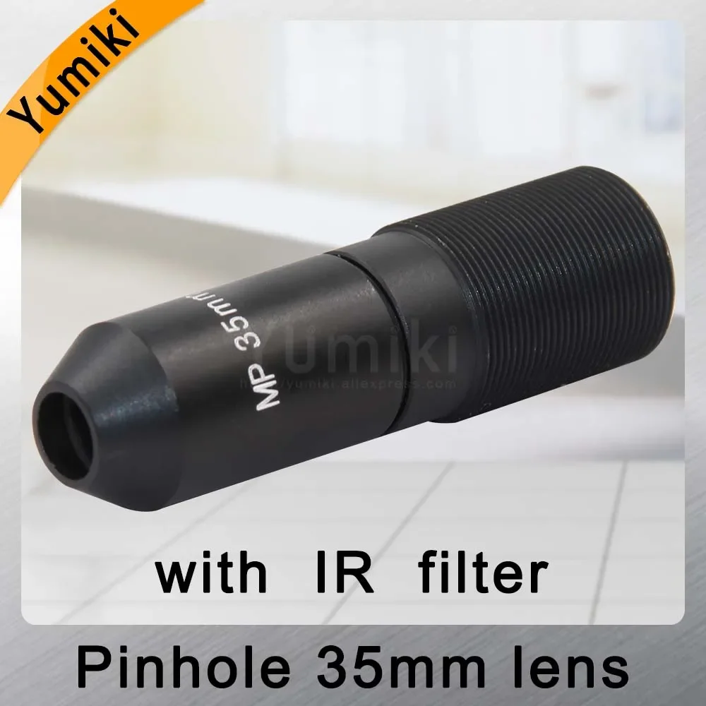 Yumiki HD 2.0Megapixel 35mm pinhole Lens, CCTV Camera Lens,M12 mount,Image Format 1/2.7\