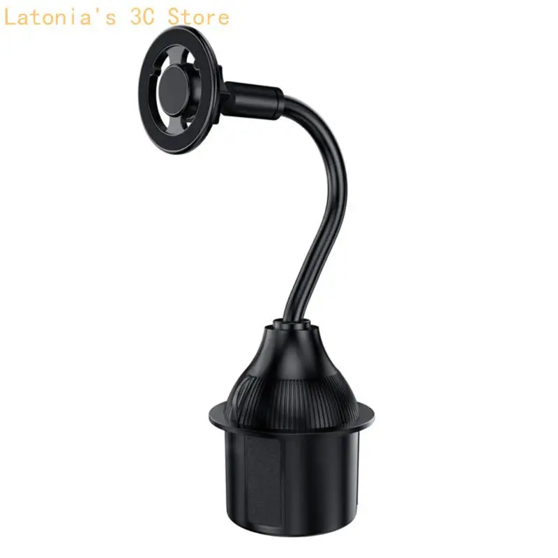 Magnetische Autotelefonhalterung Verstellbarer Schwanenhals-Telefonhalter für Getränkehalter X3UB – Detail 10