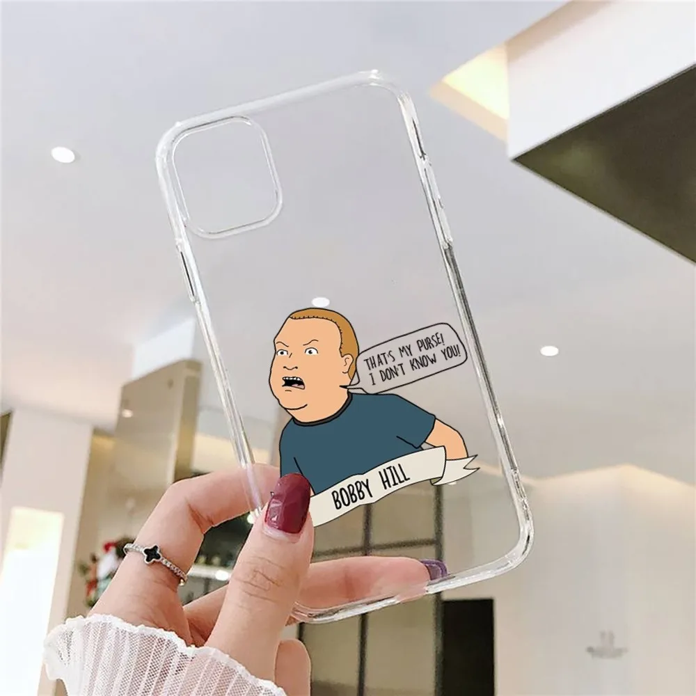 King Hill Bobby Phone Case For Iphone 15 11 13 14 Pro Max 7 8 Plus X Xr Xs Max Se2020 12mini Transparent Cover