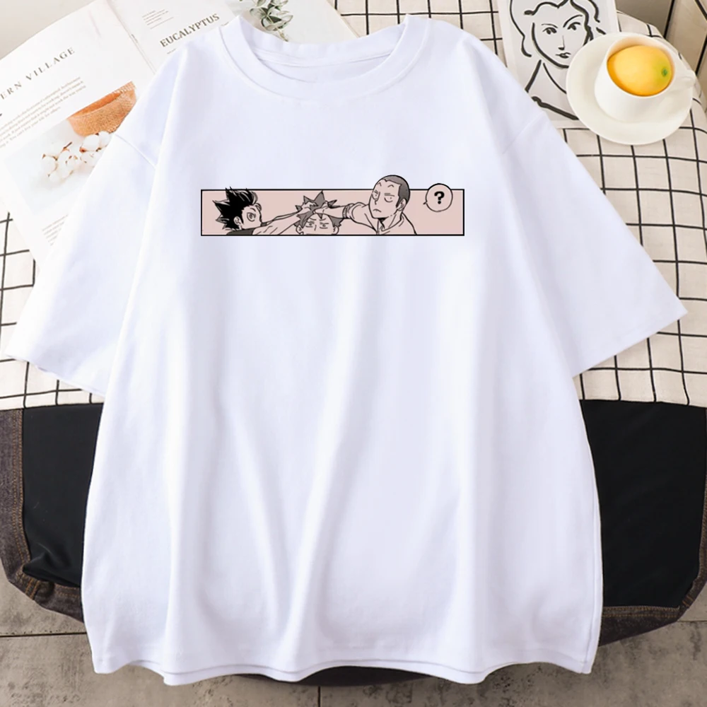 T-shirt Oversize di alta qualità uomo donna Haikyuu Oikawa Tooru O collo manica corta Streetwear moda Harajuku abbigliamento grafico