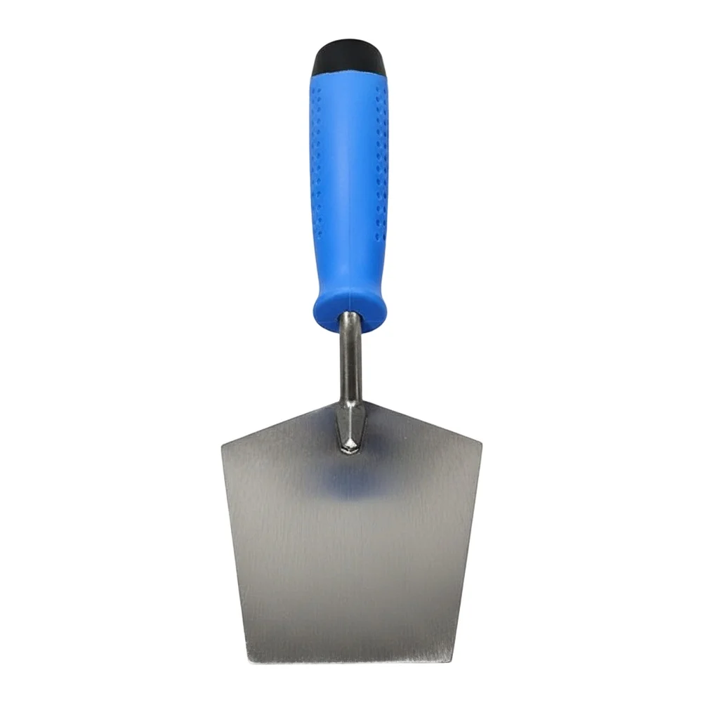 Three Piece Set of Plastering Knives with Ergonomic Design and Carbon Steel Blades for Garden Renovation Applications