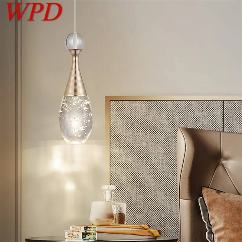 

WPD Contemporary Pendant Lamp Creative Crystal Chandelier LED Fixtures Light Decorative for Bedroom Dining Room