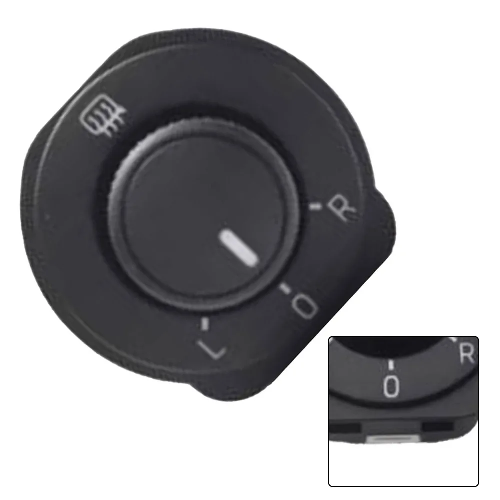 Mirror Knob Octavia Switch Knob Vehicle Maintenance High Universality Fitment OE Part Number 5E0959565B 1 Piece Included