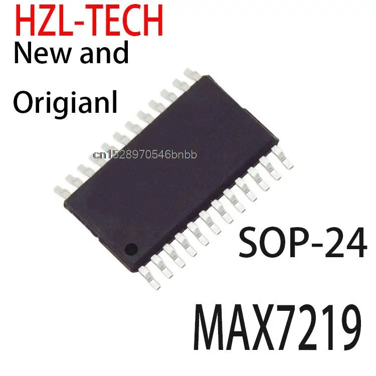 5PCS New and Original MAX7219EWG SOP24  SOP 7219EWG MAX7219CWG SOP-24 MAX7219CNG DIP-24 MAX7219