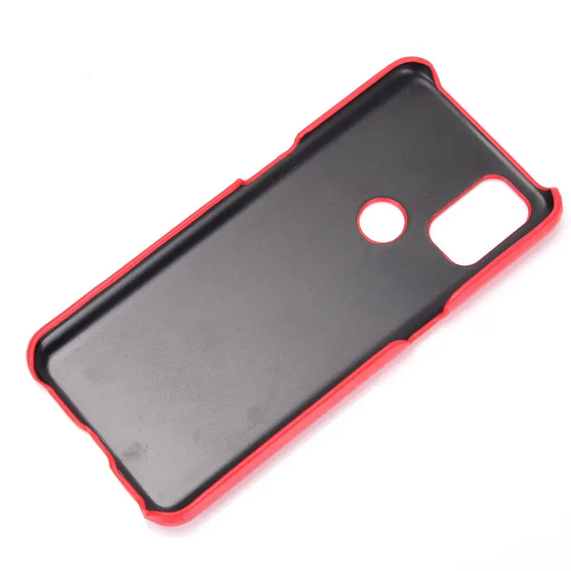 Oneplus Nord N10 BE2029 BE2025 حافظة من جلد البولي يوريثان غطاء خلفي حافظة هاتف صلبة لهاتف Oneplus Nord N10 NordN10 5G BE2026 BE2028