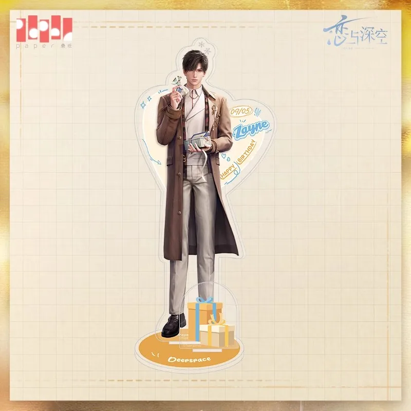 【公式グッズ】Love and Deepspace Zayne 2024 誕生日 エターナルアタッチメント アクリルスタンド メタルバッジ ポラロイドポストカード