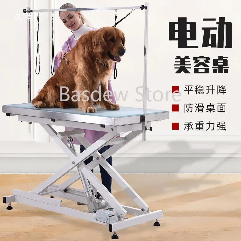 Electric lifting dog grooming tables hydraulic grooming table for sale