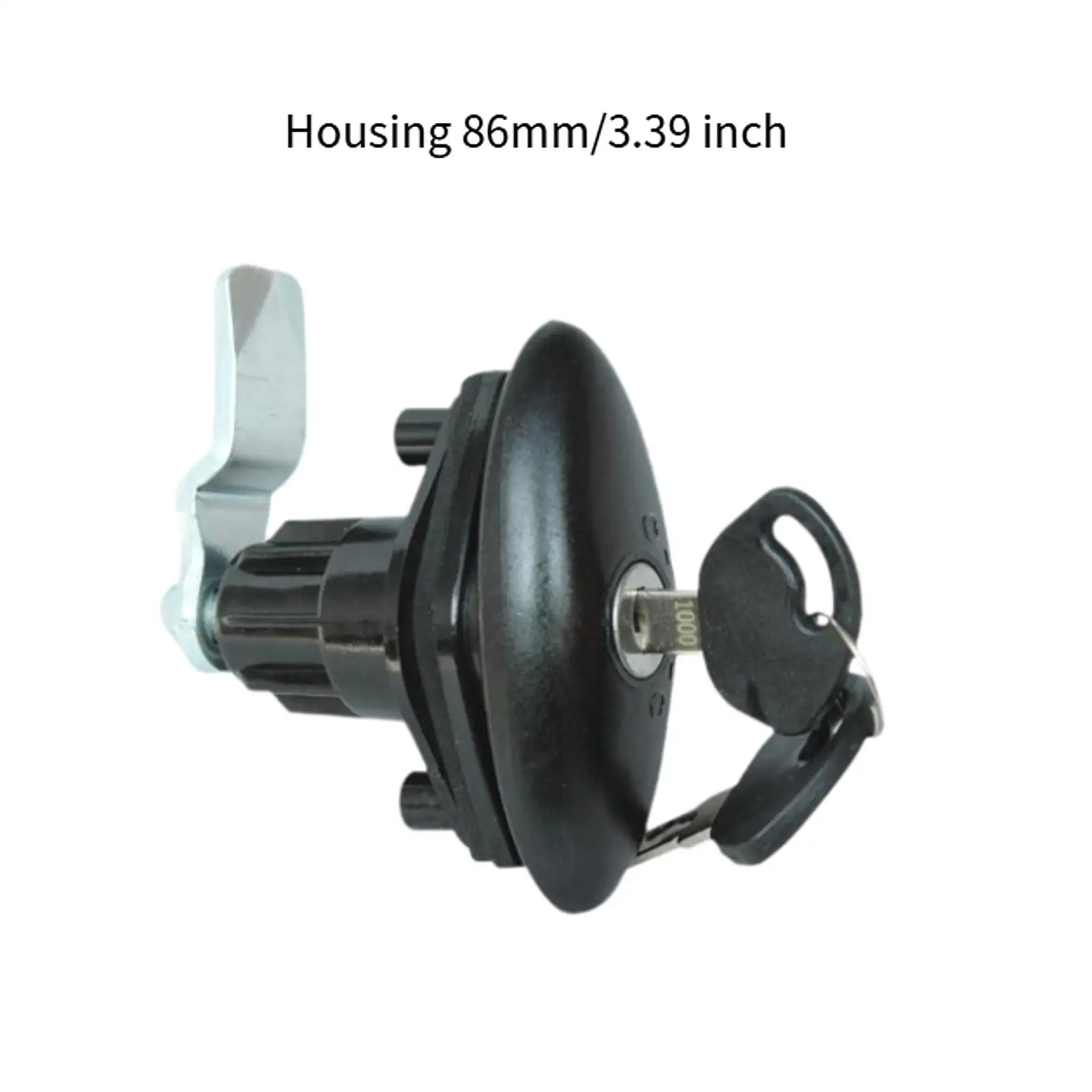 RV Trailer Door Latch Easy Installation with Keys Universal Replace Multifunctional Furniture Hardware Entry Door Latch Kit