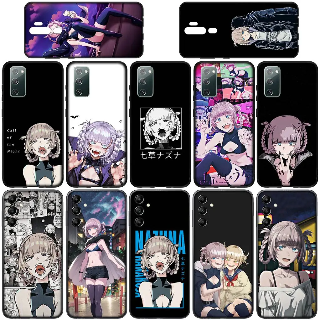 Nazuna Nanakusa Call of the Night Case for OPPO A17 A15 A16 A3 Pro A40 A60 A80 A79 A95 A94 A74 A78 A58 A38 A57 4G 5G Phone Cover