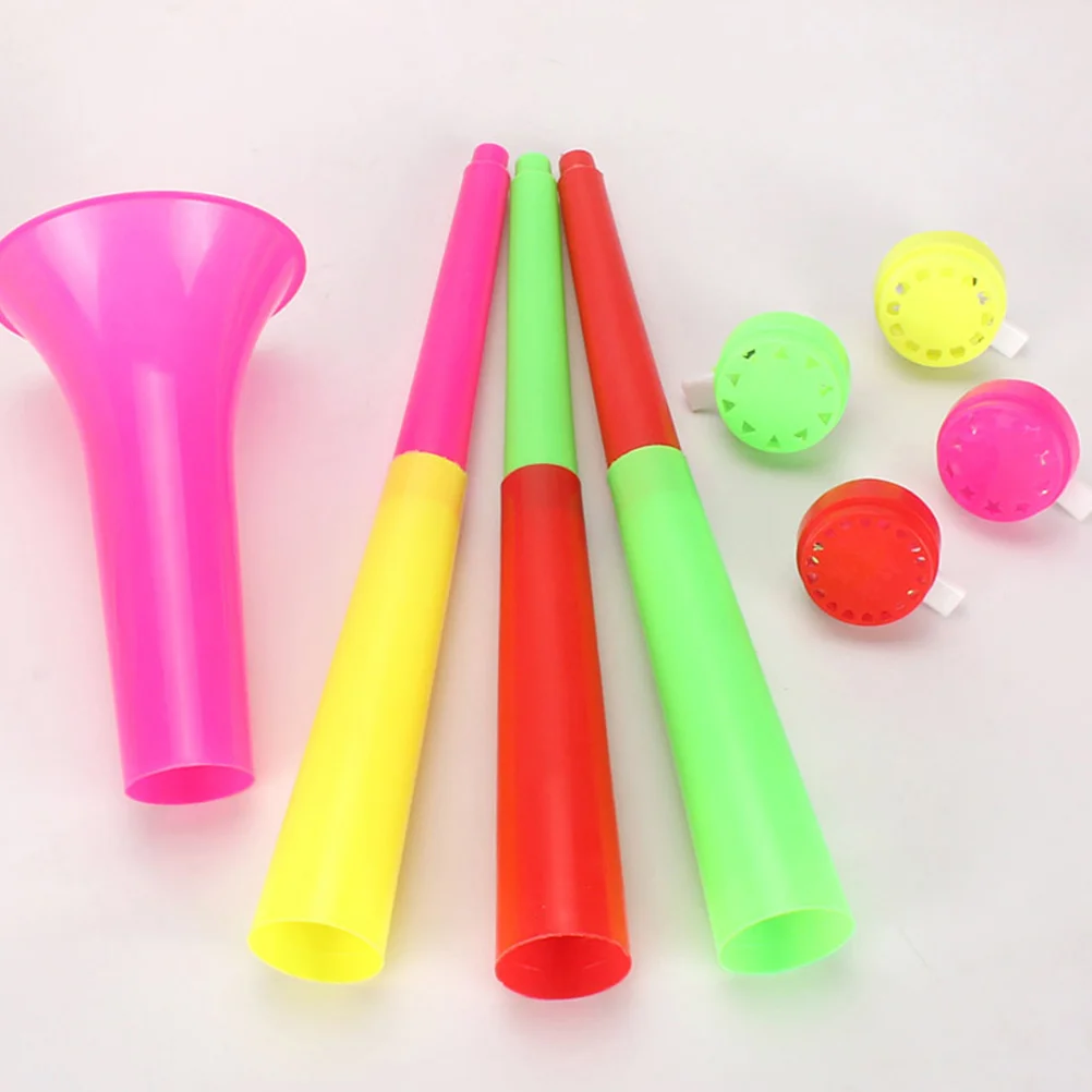 5 Pcs Children's Trumpet Horn Party Football Noise Makers Musical Toys Stadium Plastic Soccer Cheer Telescopic Trumpets