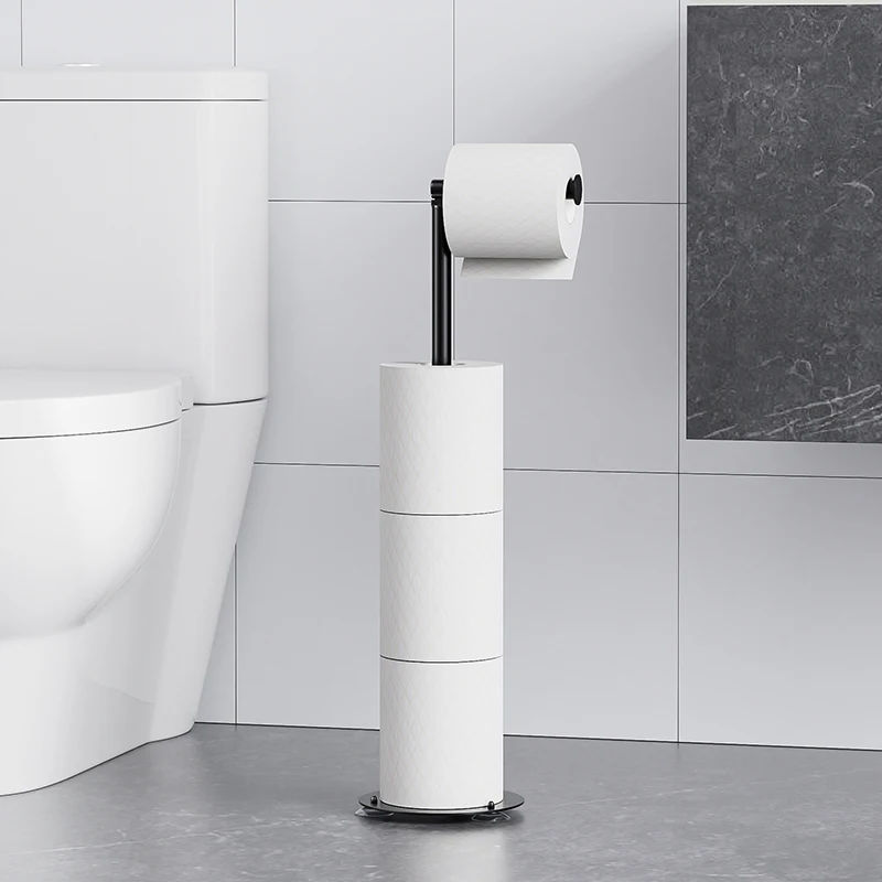 

4-roll toilet paper holder bracket - independent foldable bathroom organizer toilet paper storage rack bathroom accessories