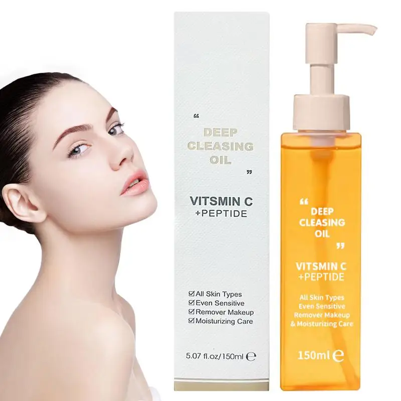 150ml Plant Extract Cleansing Oil Gentle Cleaning Full Face Makeup Gentle Eye Lip Easy Dissolve Easily Remove Makeup Water