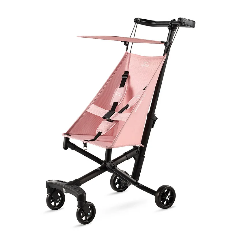

‌Premium Aluminum Alloy Stroller Silent Shock-Absorb System Non-Slip Durable Tires Compact Size for Easy Storage‌