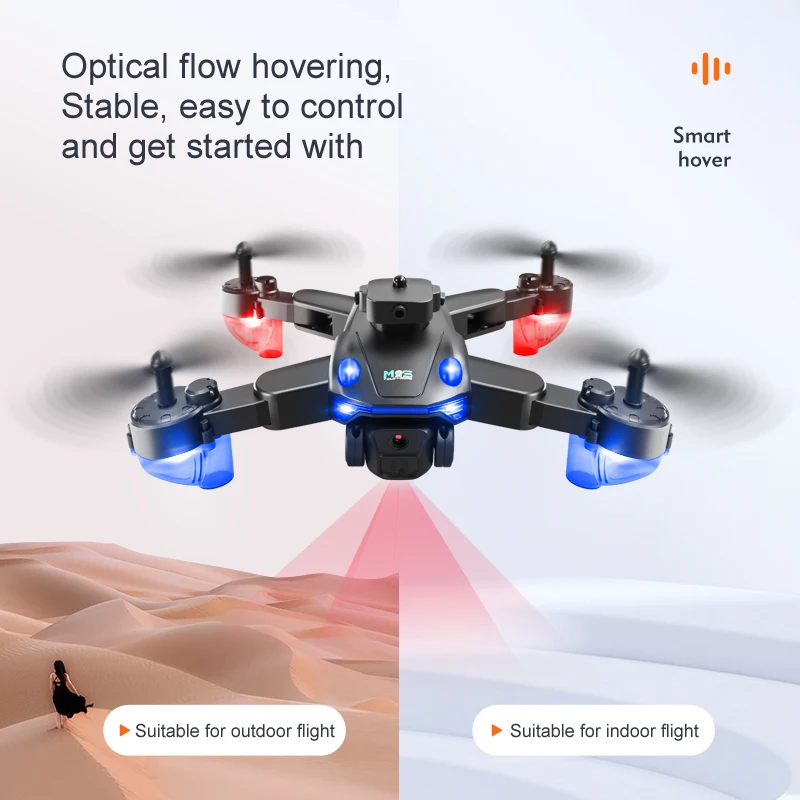 Nowy dron M2s 8K profesjonalny podwójny aparat 4K ESC WIFI FPV unikanie przeszkód czteroosiowy składane RC zdjęcia lotnicze sprzedają fartuch