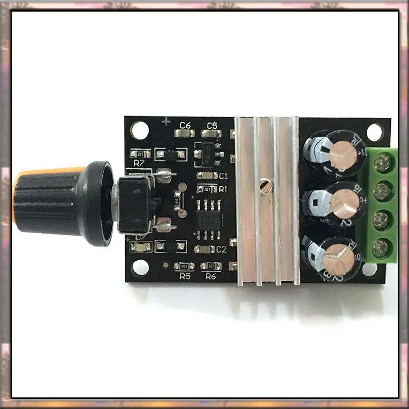 BAAZ HOT DC 6V 12V 24V 28VDC 3A 80W PWM Regulator prędkości silnika Regulowana regulacja zmiennej prędkości z potencjometrem Sw