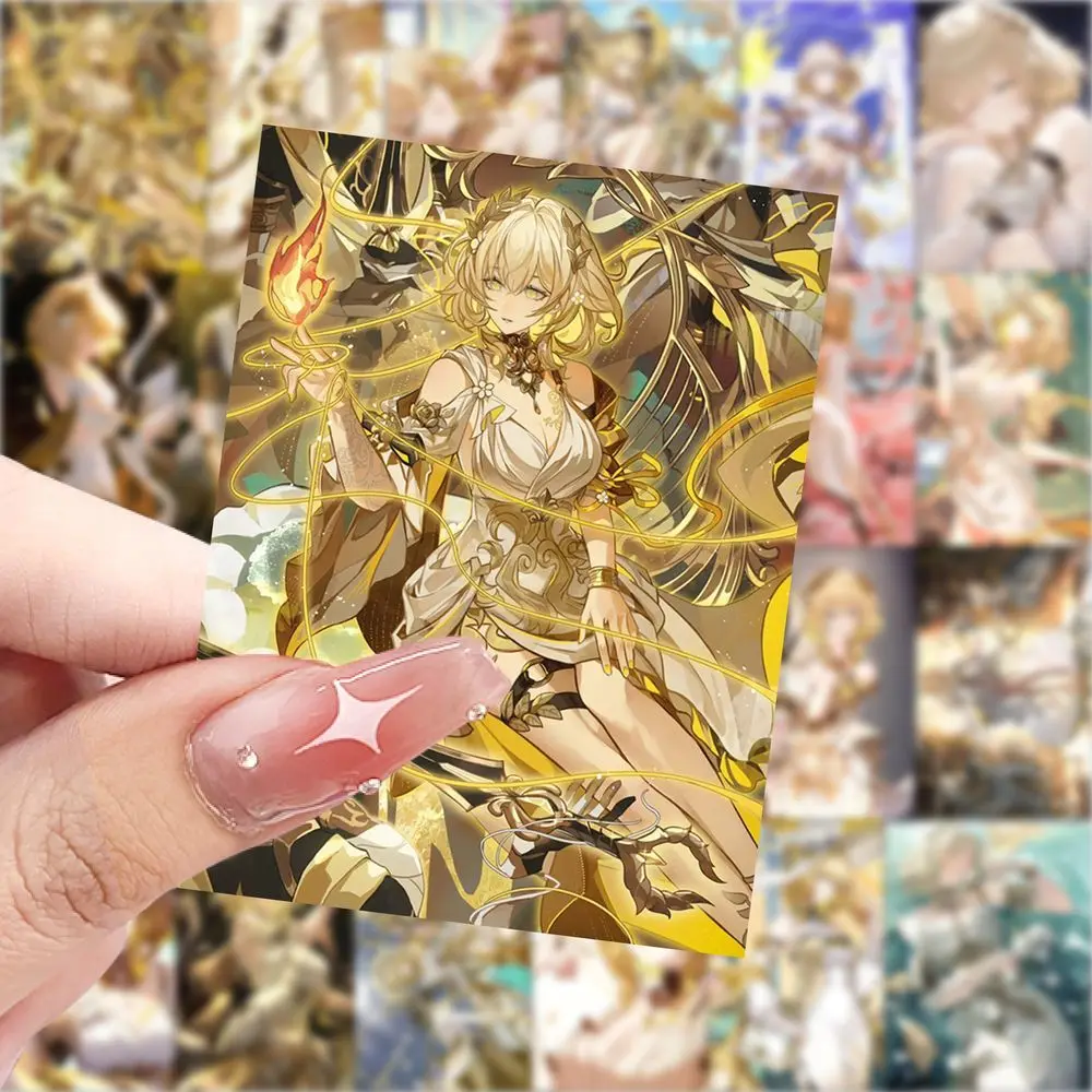 Aglaea Sticker Anime Honkai Star Rail Stationery Stickers Cartoon Creative Diy Handbook Water Proof Student School Supplies Gift