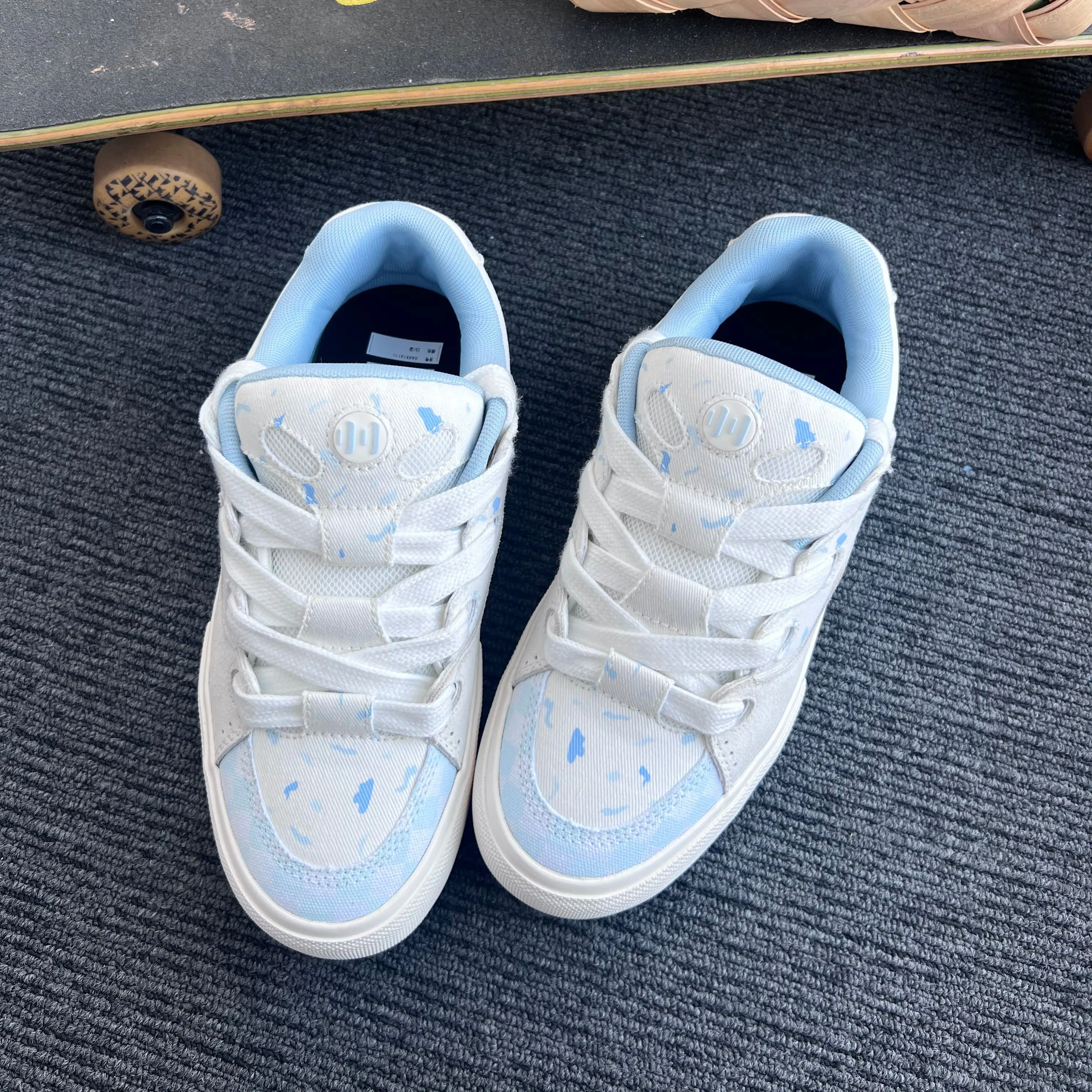 Ollieskate BAKE Retro Blueberry Sneakers - Men & Women Casual Skate Shoes