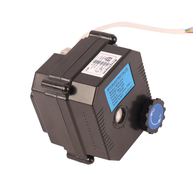 12V 24V DC Motor Operated 90 Degree Electric Control Water Proportional Rotary Actuators Price With Manual Override