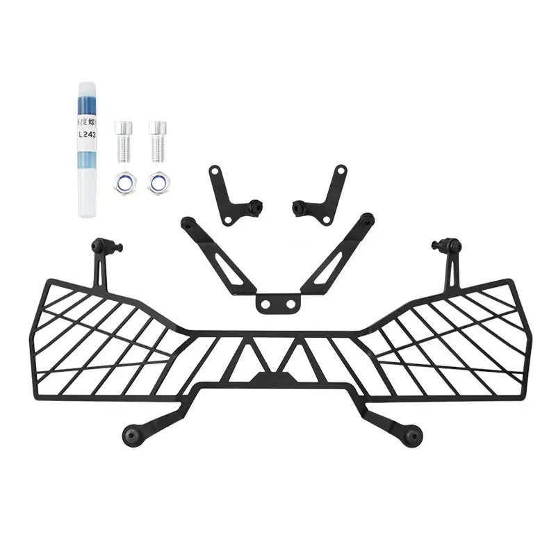 

Motorcycle Front Fairing Headlight Protection Grille Guard Cover Mesh Lampshade for CFMOTO 800MT-X Head Light Lamp Net