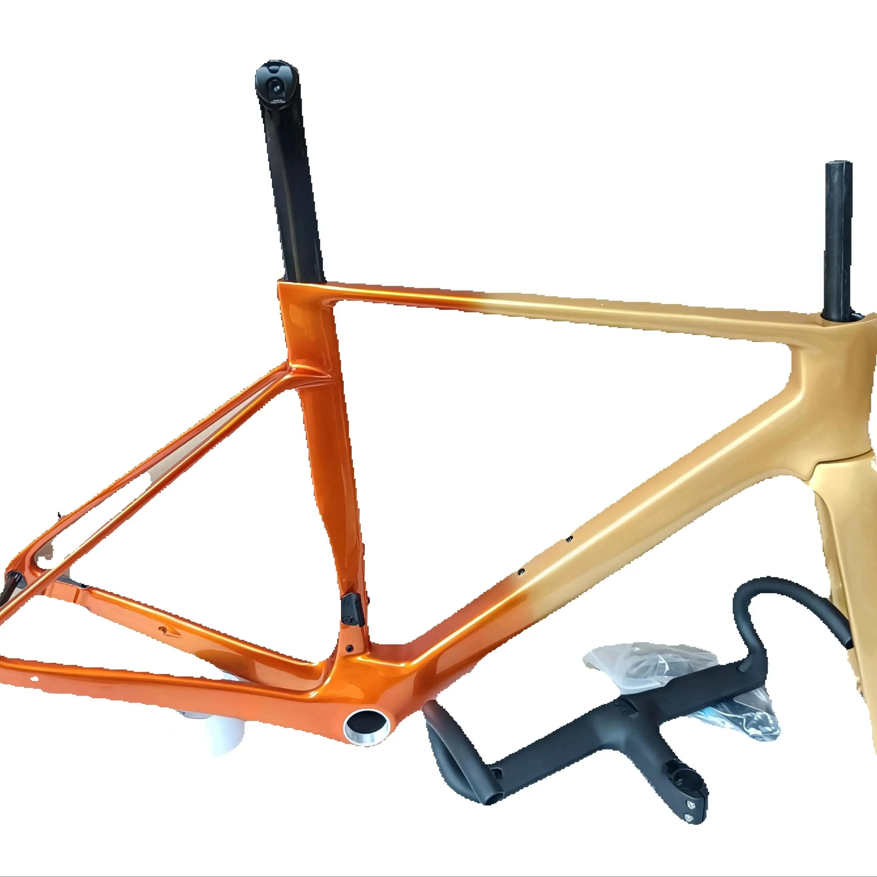 

25 Colors VAM 2.0 Carbon Road Bicycle Frame EPS Disc Brake Bike Frameset with Handlebar Size 45cm/49cm/52cm/54cm/56cm/58cm