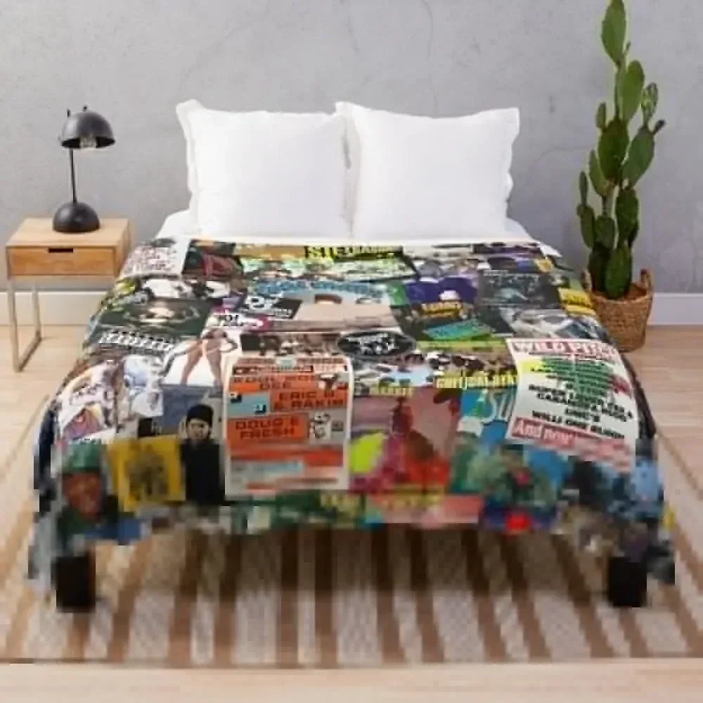 

Old School Hip Hop Throw Blanket Thin Fashion Sofas Polar Blankets For Baby Blankets