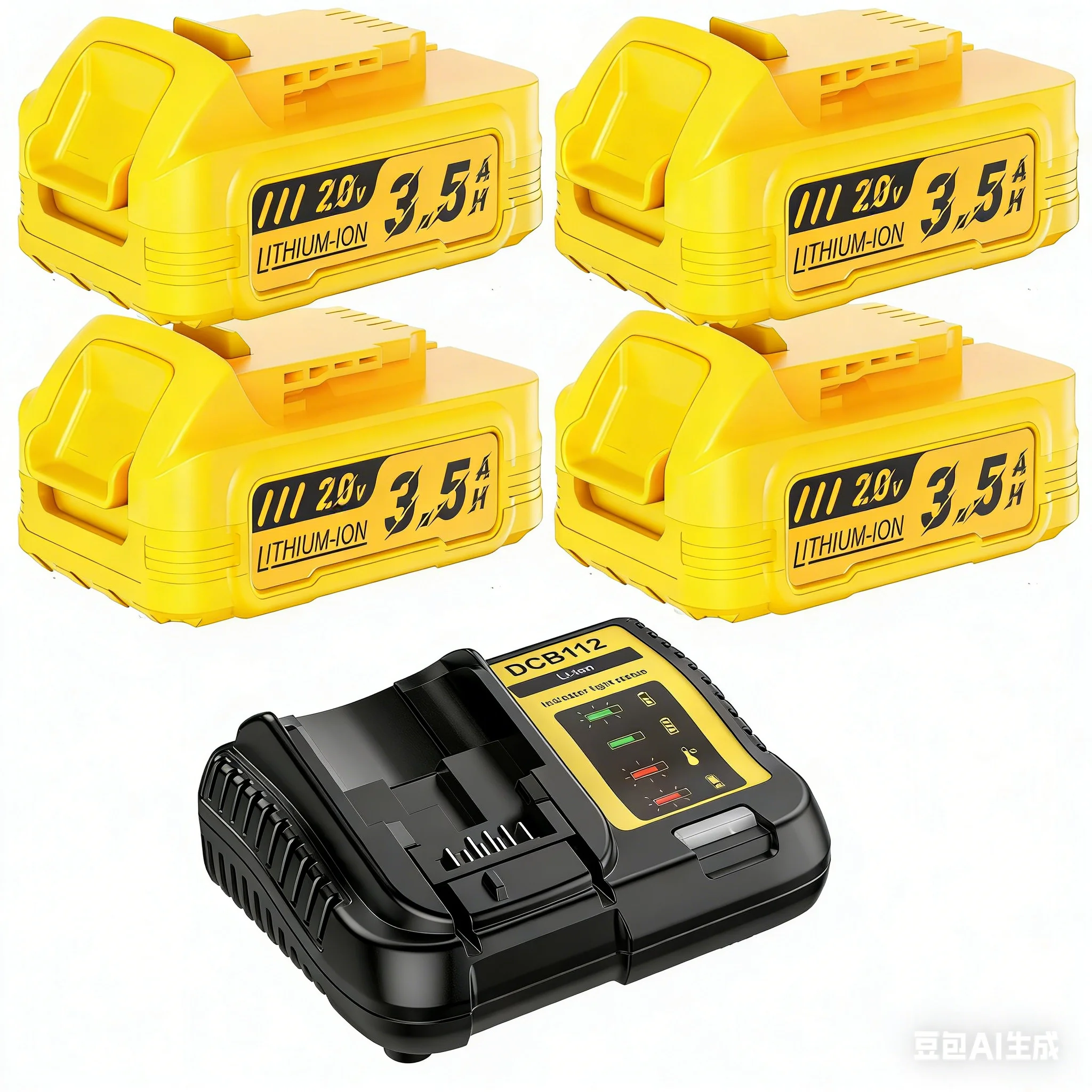 Bonacell DCBP034 20V 3500mAh Li-ion vervangende batterij voor Dewalt 20V MAX elektrisch gereedschap DCB206 DCB205 DCB204 batterijpakket