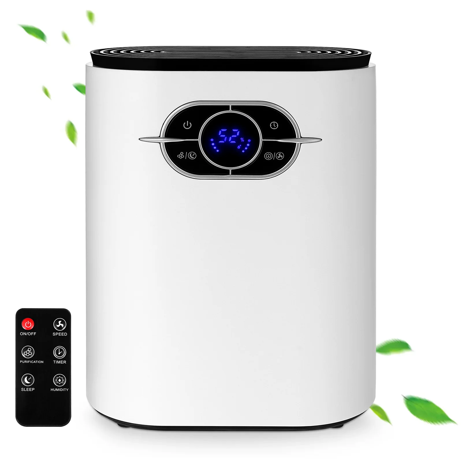 

2 2L Air Conditioner Dryer Dehumidifier Dehumidifiers LED Indicator White House