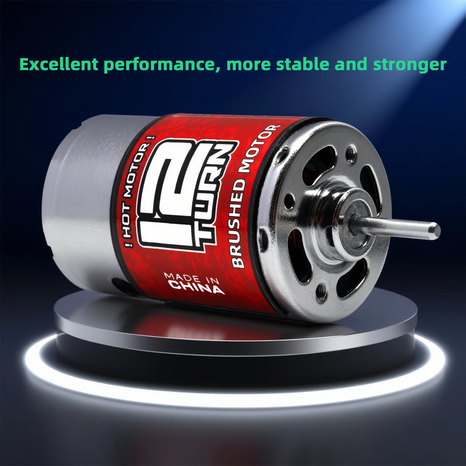 RC 550 Brushed Motor 10T-65T ESC 320A Speed Control Combo Set Hill Climb Drift Racing Waterproof for 1/10 RC Cralwer Car/Boat