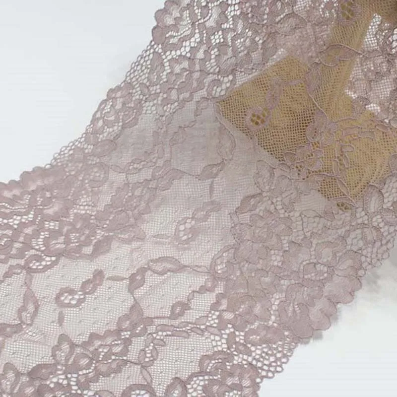 

41Yards Floral Stretch Elastic Lace Trim Lingerie Sewing Craft DIY Apparel Fabric Garment Accessories