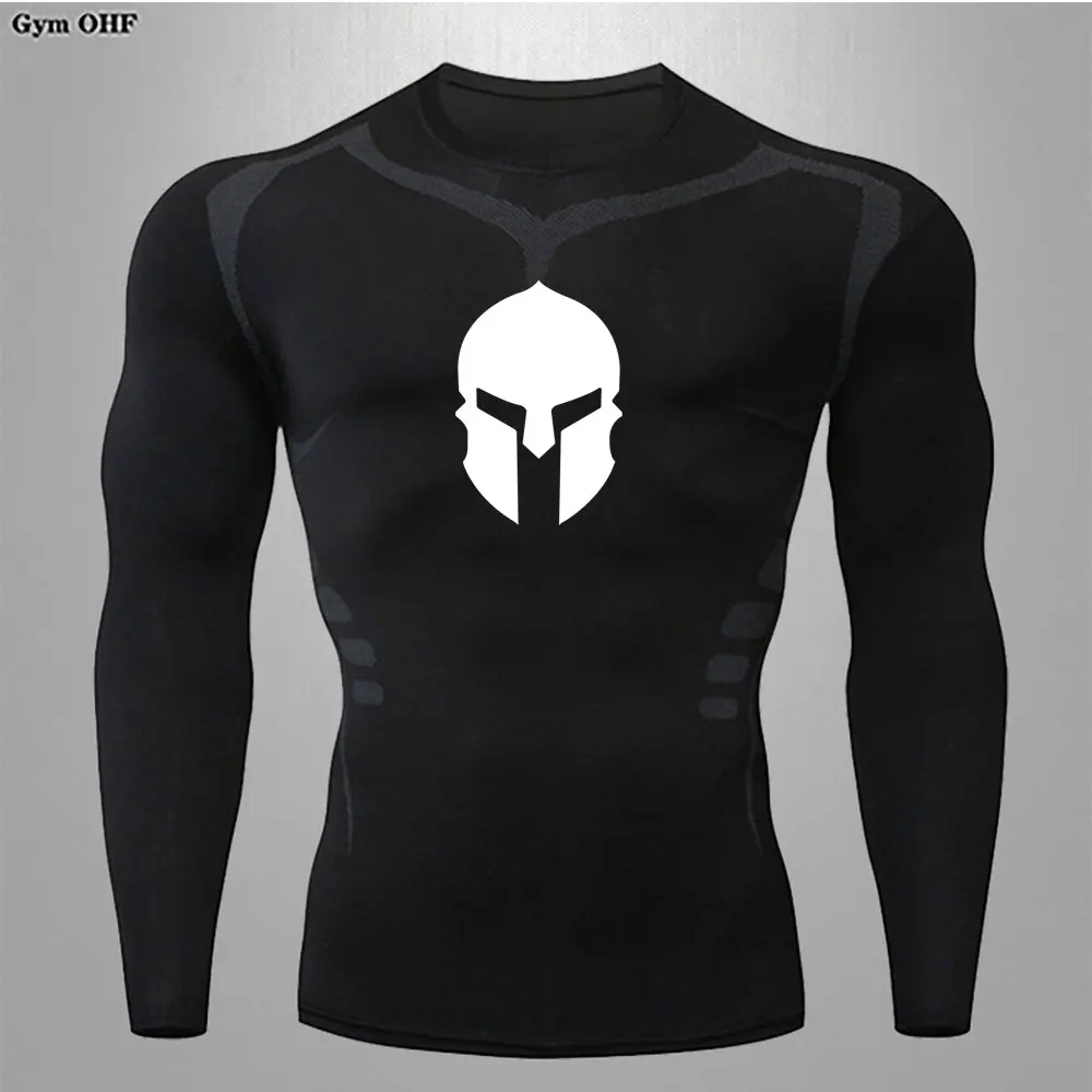 Man Shirts Rashguard Jiu Jitsu Bjj T Shirt Men MMA Rash Guard Boxen Jersey MMA T Shirt Herren Gym Fitness Boxing Sports Training