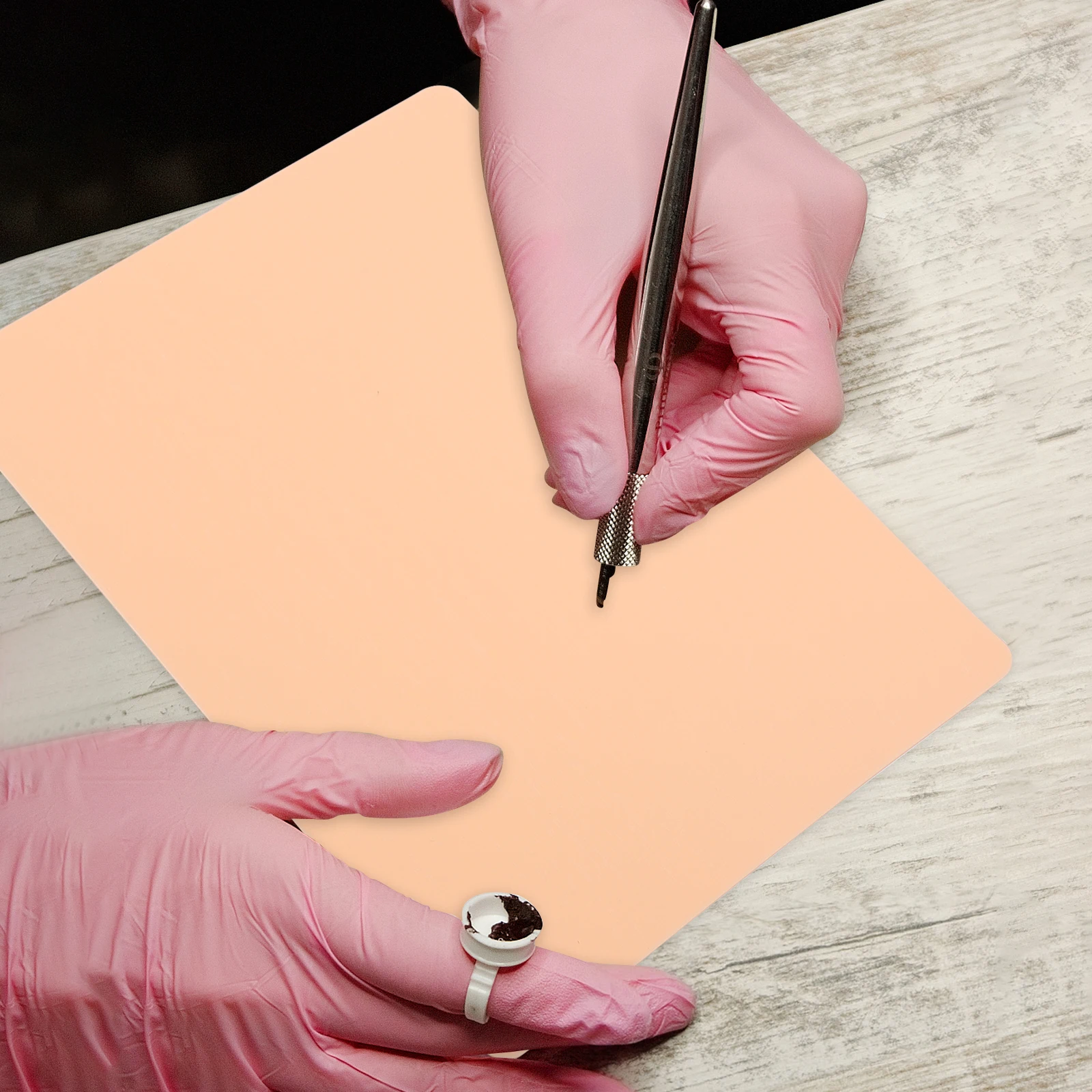

10Pcs Practical Makeup Supply Blank Practice for Realistic Microblading Training