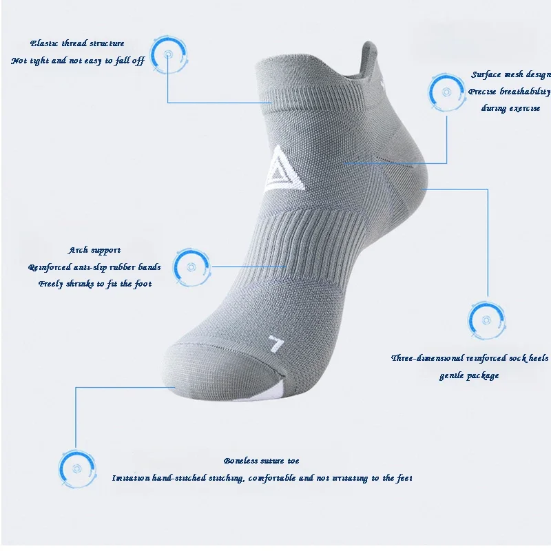 جوارب قصيرة من النايلون للجري للنساء والرجال في الفصول الأربعة، جوارب رياضية للتجفيف قابلة للتنفس غير 2026 ماراثون لركوب الدراجات #2