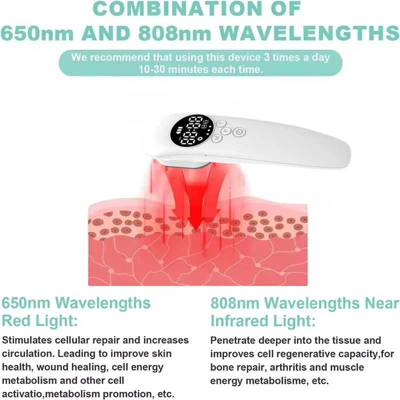 

Dual Wave Pet Laser - 650nm & 808nm for Muscle Relaxation in Animals