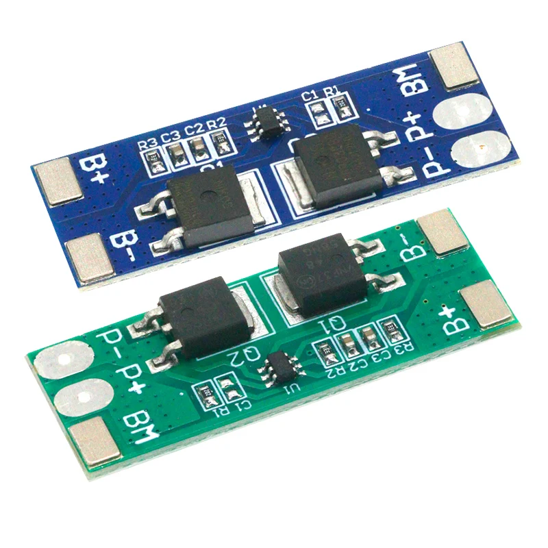 لوحة حماية بطارية الليثيوم ، سلسلة 2 ، 7.4 فولت ، 8 أمبير ، 15 أمبير ، حد التيار/التفريغ الزائد ، وصف T