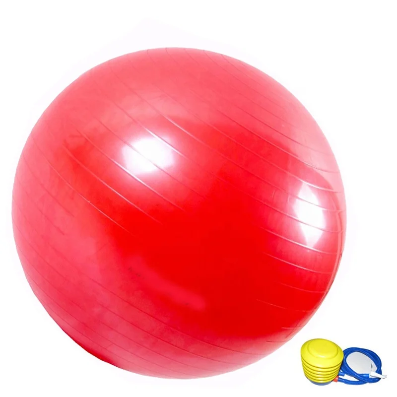 

Yoga Ball Custom Logo Fitness Wholesale PVC Yoga Ball 55cm 65cm 75cm