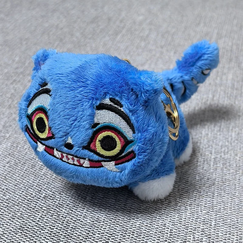 

10cm Demon Hunters K-Pop Demon Hunter Girl Group Tiger Derpy Keychain Plush